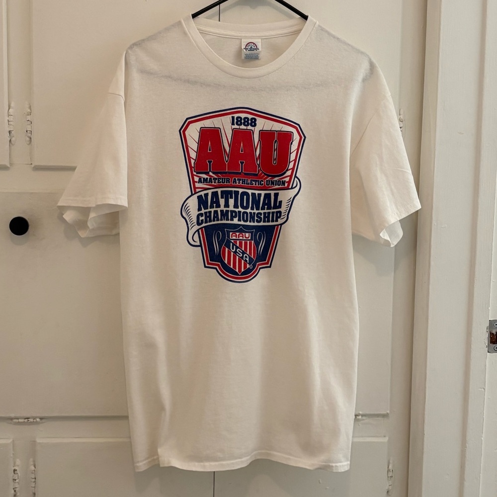 Delta  Weight Pro White T-Shirt Size L